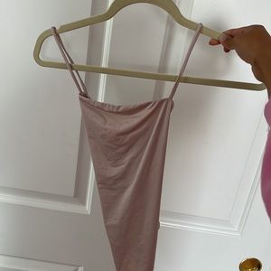 Aritzia strappy bodysuit PINK